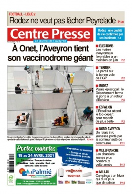Centre Presse Aveyron N°20210413 du 13 avril 2021 à télécharger sur iPad