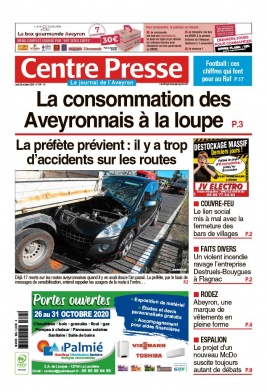 Centre Presse Aveyron N°20201026 du 26 octobre 2020 à télécharger sur iPad