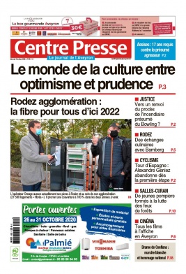 Centre Presse Aveyron N°20201021 du 21 octobre 2020 à télécharger sur iPad