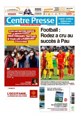 Centre Presse Aveyron N°20200830 du 30 août 2020 à télécharger sur iPad