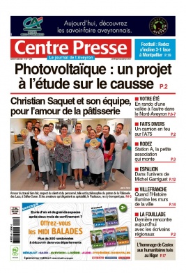 Centre Presse Aveyron N°20200815 du 15 août 2020 à télécharger sur iPad