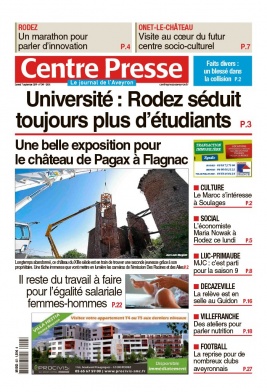 Centre Presse Aveyron N°20190907 du 07 septembre 2019 à télécharger sur iPad