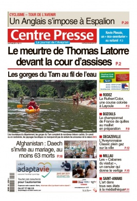 Centre Presse Aveyron N°20190819 du 19 août 2019 à télécharger sur iPad