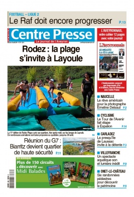 Centre Presse Aveyron N°20190818 du 18 août 2019 à télécharger sur iPad