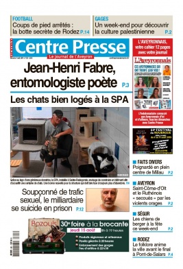 Centre Presse Aveyron N°20190811 du 11 août 2019 à télécharger sur iPad