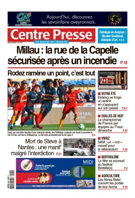 Centre Presse Aveyron N°20190803 du 03 août 2019 à télécharger sur iPad