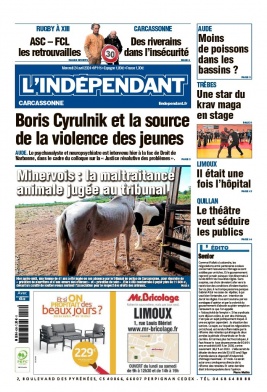 Lisez l'Indépendant - Carcassonne du 24 avril 2024 sur ePresse.fr