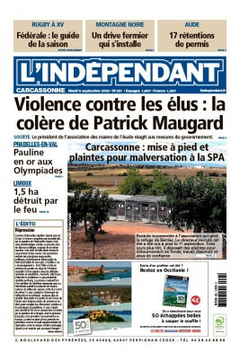 l'Indépendant 08 septembre 2020 l'Indépendant N°20200908 du 08 septembre 2020 à télécharger sur iPad