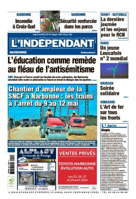 Lisez l'Indépendant - Narbonne du 25 avril 2024 sur ePresse.fr