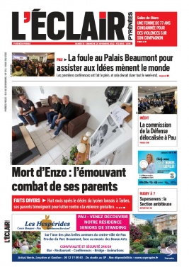 L'Éclair des Pyrénées N°23695 du 19 novembre 2022 à télécharger sur iPad