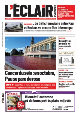 L'Éclair des Pyrénées N°23657 du 04 octobre 2022 à télécharger sur iPad