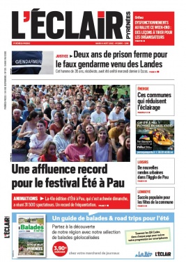 L'Éclair des Pyrénées N°23610 du 09 août 2022 à télécharger sur iPad