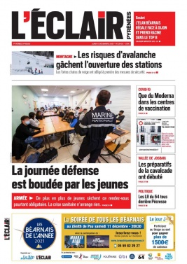 L'Éclair des Pyrénées N°23405 du 06 décembre 2021 à télécharger sur iPad