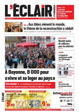 L'Éclair des Pyrénées N°23393 du 22 novembre 2021 à télécharger sur iPad