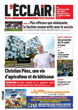 L'Éclair des Pyrénées N°23377 du 02 novembre 2021 à télécharger sur iPad
