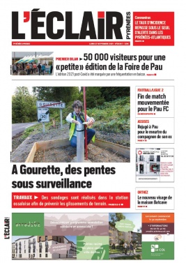 L'Éclair des Pyrénées 27 septembre 2021 Abonnement L'Éclair des Pyrénées Pas Cher avec le BOUQUET ePresse.fr