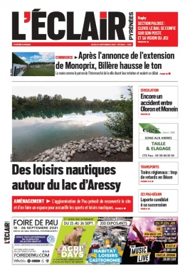 L'Éclair des Pyrénées 23 septembre 2021 Abonnement L'Éclair des Pyrénées Pas Cher avec le BOUQUET ePresse.fr