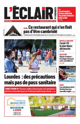 L'Éclair des Pyrénées N°23307 du 11 août 2021 à télécharger sur iPad