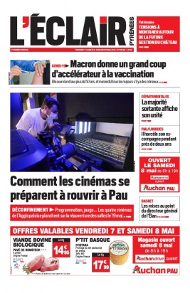 L'Éclair des Pyrénées N°23229 du 07 mai 2021 à télécharger sur iPad