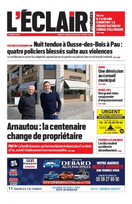 L'Éclair des Pyrénées N°23219 du 24 avril 2021 à télécharger sur iPad