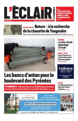 L'Éclair des Pyrénées N°23196 du 27 mars 2021 à télécharger sur iPad
