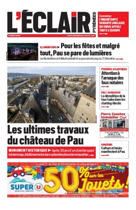 L'Éclair des Pyrénées N°23115 du 21 décembre 2020 à télécharger sur iPad
