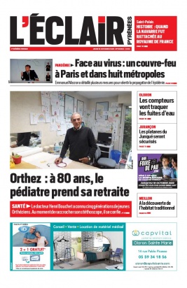 L'Éclair des Pyrénées N°23059 du 15 octobre 2020 à télécharger sur iPad