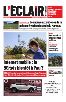 L'Éclair des Pyrénées N°23033 du 15 septembre 2020 à télécharger sur iPad