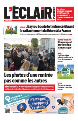 L'Éclair des Pyrénées N°23022 du 02 septembre 2020 à télécharger sur iPad