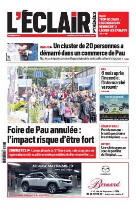 L'Éclair des Pyrénées N°23016 du 26 août 2020 à télécharger sur iPad