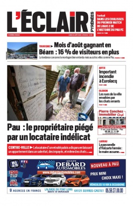 L'Éclair des Pyrénées N°23014 du 24 août 2020 à télécharger sur iPad