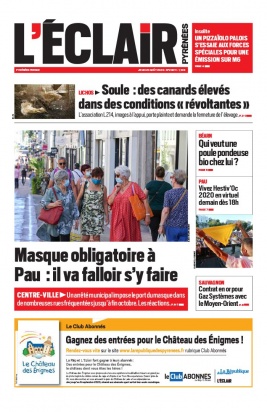 L'Éclair des Pyrénées N°23011 du 20 août 2020 à télécharger sur iPad