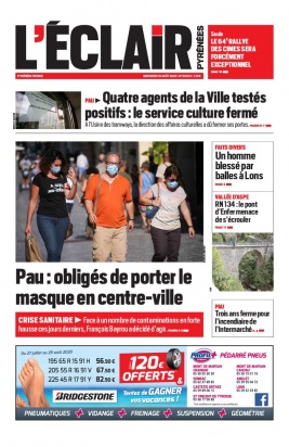 L'Éclair des Pyrénées N°23010 du 19 août 2020 à télécharger sur iPad
