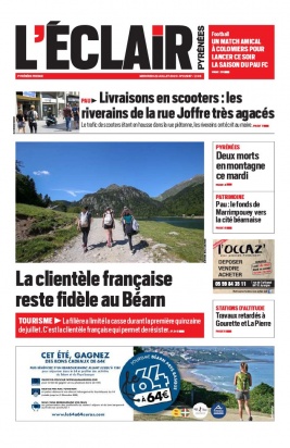L'Éclair des Pyrénées N°22987 du 22 juillet 2020 à télécharger sur iPad