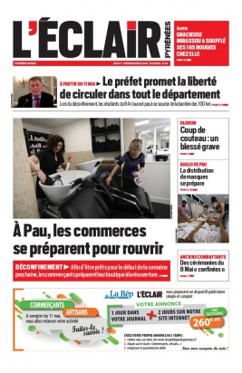 L'Éclair des Pyrénées N°22926 du 07 mai 2020 à télécharger sur iPad