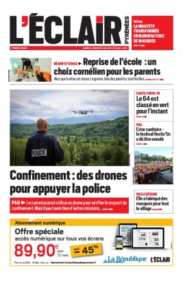 L'Éclair des Pyrénées N°22922 du 02 mai 2020 à télécharger sur iPad