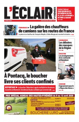 L'Éclair des Pyrénées N°22898 du 02 avril 2020 à télécharger sur iPad