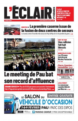 L'Éclair des Pyrénées N°22847 du 03 février 2020 à télécharger sur iPad