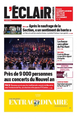 L'Éclair des Pyrénées N°22823 du 06 janvier 2020 à télécharger sur iPad