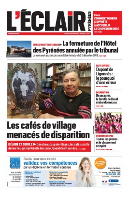 L'Éclair des Pyrénées N°22755 du 14 octobre 2019 à télécharger sur iPad