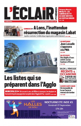 L'Éclair des Pyrénées N°22740 du 26 septembre 2019 à télécharger sur iPad