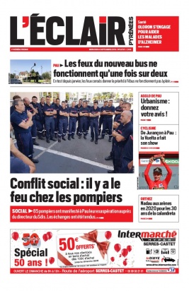 L'Éclair des Pyrénées N°22721 du 04 septembre 2019 à télécharger sur iPad