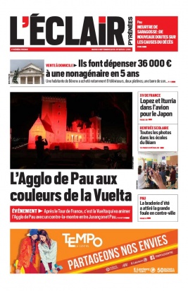 L'Éclair des Pyrénées N°22720 du 03 septembre 2019 à télécharger sur iPad