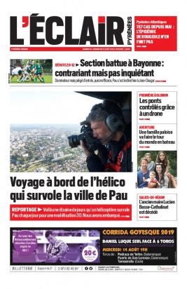 L'Éclair des Pyrénées N°22701 du 10 août 2019 à télécharger sur iPad