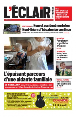 L'Éclair des Pyrénées N°22693 du 01 août 2019 à télécharger sur iPad