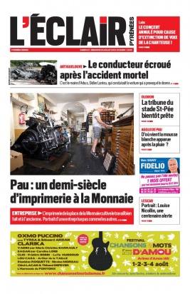L'Éclair des Pyrénées N°22689 du 27 juillet 2019 à télécharger sur iPad