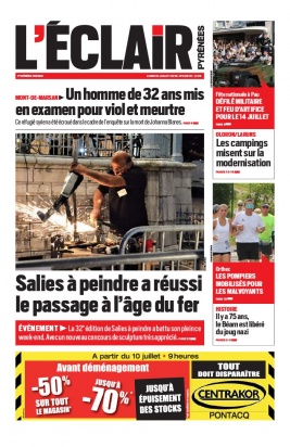 L'Éclair des Pyrénées N°22678 du 15 juillet 2019 à télécharger sur iPad