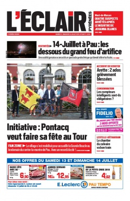 L'Éclair des Pyrénées N°22677 du 13 juillet 2019 à télécharger sur iPad