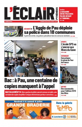 L'Éclair des Pyrénées N°22670 du 05 juillet 2019 à télécharger sur iPad