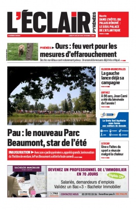 L'Éclair des Pyrénées N°22666 du 01 juillet 2019 à télécharger sur iPad
